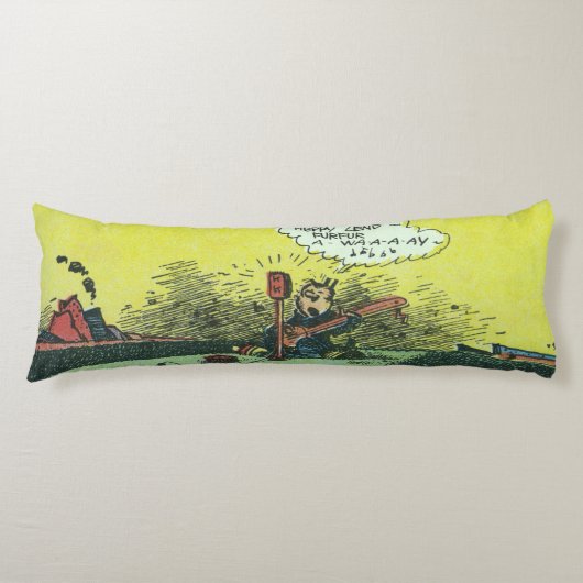  "Heppy Land" Proefproject Lichaamskussen (Voorkant)