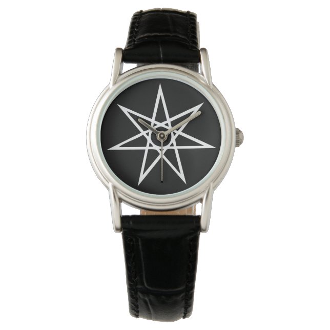 HEPTAGRAM STAR SEPTAGRAM HORLOGE (Voorkant)