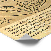 HEPTAMERON MAGICK CIRCLE POSTER (Hoek)