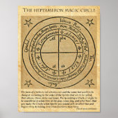 HEPTAMERON MAGICK CIRCLE POSTER (Voorkant)