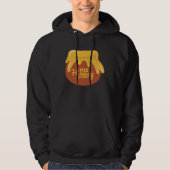 Her Bee His Honey Couple Matching Valentine's Day Hoodie (Voorkant)
