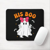 Her Boo &amp; His Boo Funny Matching Halloween Cou Muismat (Met muis)