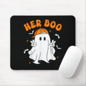 Her Boo &amp; His Boo Funny Matching Halloween Cou Muismat (Met muis)