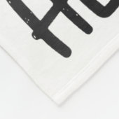 Her Buck Deer Hunting Christmas Husband Gift Coupl Fleece Deken (Hoek)