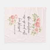 Her children rise up and call her blessed  fleece deken (Voorkant (Horizontaal))