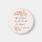 Her children rise up and call her blessed  magneet (Voorkant)