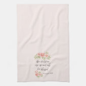 Her children rise up and call her blessed  theedoek (Verticaal)