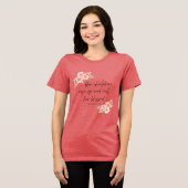 Her children rise up and call her blessed  Tri-Blend shirt (Voorkant volledig)