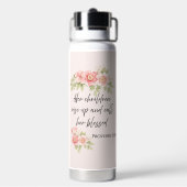 Her children rise up and call her blessed waterfles (Achterkant)