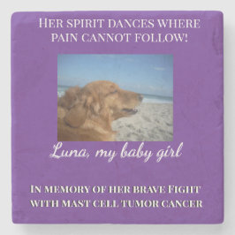 Her Courage Still Glows Stenen Onderzetter