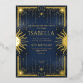 Her dreams are written in the stars folie uitnodiging (Voorkant)