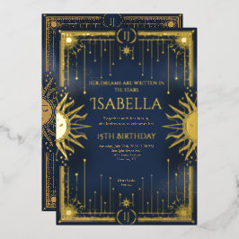 Her dreams are written in the stars folie uitnodiging