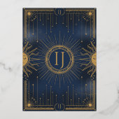 Her dreams are written in the stars folie uitnodiging (Achterkant)