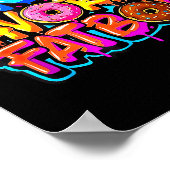 Her Favorite Fatboy Funny Donut Lover Humor  Poster (Hoek)