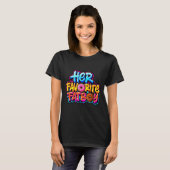 Her Favorite Fatboy Funny Donut Lover Humor  T-shirt (Voorkant volledig)