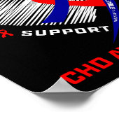 Her Fight Cousin Chd Awareness Heart Disease Graph Poster (Hoek)