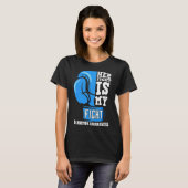 Her Fight Is My Fight Boxing Glove Diabetes Awaren T-shirt (Voorkant volledig)