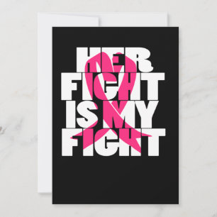 Her Fight Is My Fight Breast Cancer Awareness Save The Date