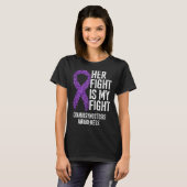 Her Fight Is My Fight Craniosynostosis Awareness T-shirt (Voorkant volledig)