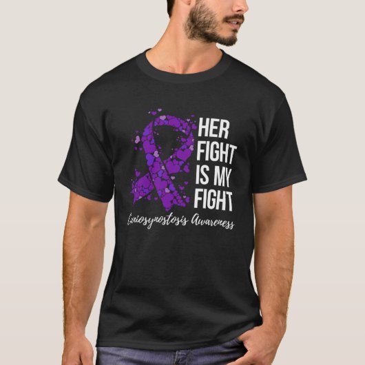 Her Fight Is My Fight Craniosynostosis Awareness T-shirt (Voorkant)