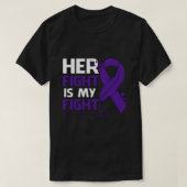 Her Fight Is My Fight CROHN'S DISEASE AWARENESS Fe T-shirt (Design voorkant)