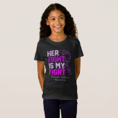 Her Fight Is My Fight Domestic Violence Awareness T-shirt (Voorkant volledig)