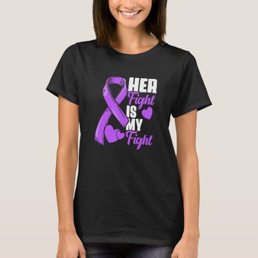 Her Fight Is My Fight Epilepsy Survivor Epilepsy A T-shirt (Voorkant)