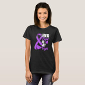 Her Fight Is My Fight Epilepsy Survivor Epilepsy A T-shirt (Voorkant volledig)