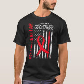 Her Fight is my Fight Godmother Heart Disease Awar T-shirt (Voorkant)