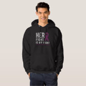 Her fight is my fight Honors Caregivers Hoodie (Voorkant volledig)