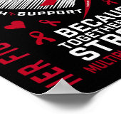 Her Fight Is My Fight Mom Multiple Myeloma Awarene Poster (Hoek)