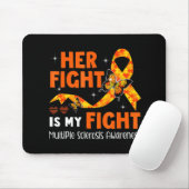 Her Fight Is My Fight MS Multiple Sclerosis Awaren Muismat (Met muis)