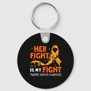 Her Fight Is My Fight MS Multiple Sclerosis Awaren Sleutelhanger