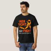 Her Fight Is My Fight MS Multiple Sclerosis Awaren T-shirt (Voorkant volledig)
