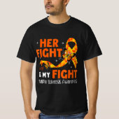 Her Fight Is My Fight MS Multiple Sclerosis Awaren T-shirt (Voorkant)