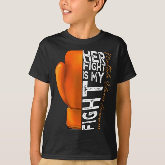 Her Fight Is My Fight Multiple Sclerosis Awareness T-shirt (Voorkant)