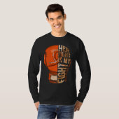 Her Fight Is My Fight Multiple Sclerosis Orange Ri T-shirt (Voorkant volledig)