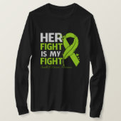 Her Fight Is My Fight SANDHOFF DISEASE AWARENESS F T-shirt (Design voorkant)
