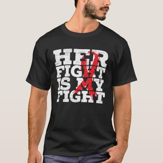 Her Fight Is My Fight Sepsis Supporter Sepsis Awar T-shirt (Voorkant)