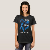 Her Fight Is My Fight T1D Mom Diabetes Awareness 1 T-shirt (Voorkant volledig)
