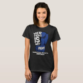 Her Fight Is My Fight Transverse Myelitis Warrior  T-shirt (Voorkant volledig)
