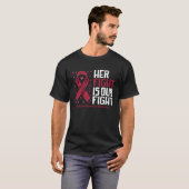 Her Fight our fight Multiple Myeloma Awareness T-shirt (Voorkant volledig)