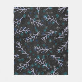 Her Four Seasons – Winter Pattern Fleece Deken (Voorkant)