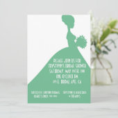 HER Invitation MINT Kaart (Staand voorkant)