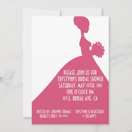 HER Invitation-STRAWBERRY Kaart (Voorkant)