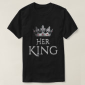 Her King and His Queen Shirts Matching Couple Outf (Design voorkant)