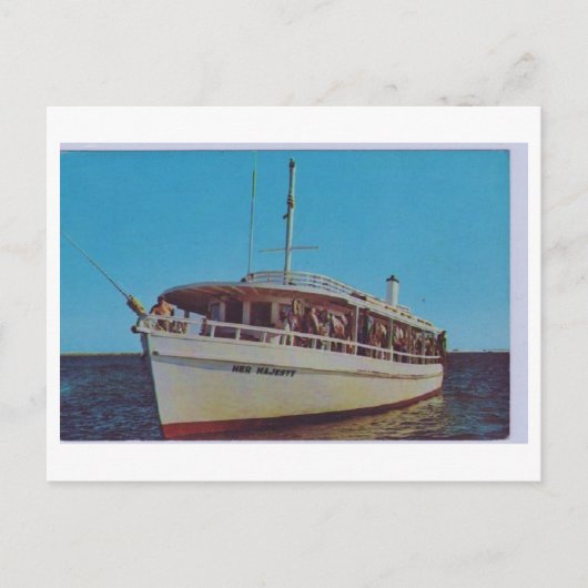 HER MAJESTY Capt. Ben Marler, Destin, Florida Briefkaart (Voorkant)