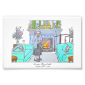 Her Majesty, Queen Elizabeth II Foto Afdruk (Voorkant)