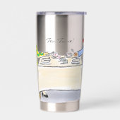 Her Majesty, Queen Elizabeth II Geïsoleerde Drinkbeker (Links)