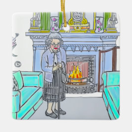 Her Majesty, Queen Elizabeth II Keramisch Ornament